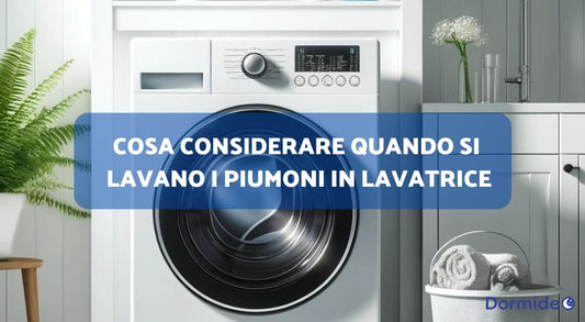 Cosa Considerare Quando si Lavano i Piumoni in Lavatrice