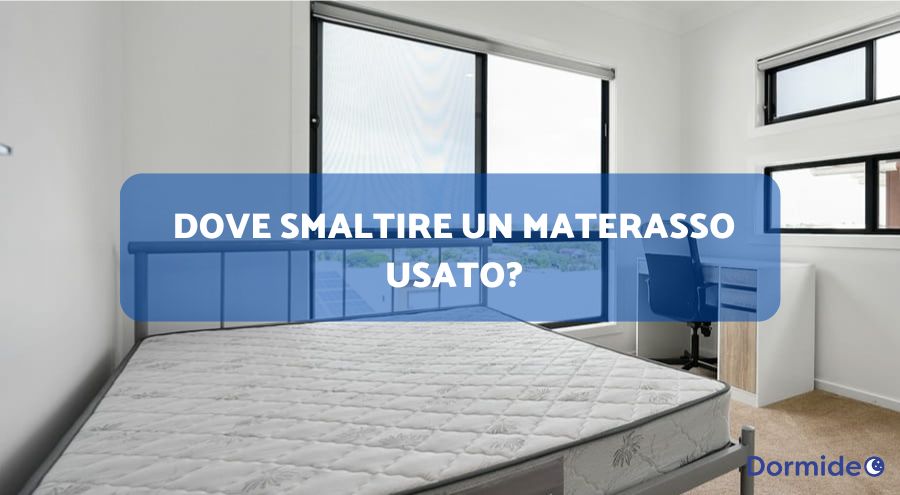 dove smaltire un materasso usato